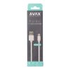 KAB AVAX CB104W PURE USB A-Lightning kábel, 2.1A, fehér - 1m