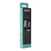 KAB AVAX CB401G STEELY USB A-Lightning 20W gyorstöltő, sodorszálas kábel, 3A, acélszürke - 1,5m