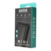 CHG AVAX PB105B MINI PD/Type-C 20W gyorstöltő Powerbank 10.000mAh, fekete