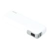 CHG AVAX PB106W LEISURE PD/Type-C 30W+QC 18W gyorstöltő Powerbank 15.000mAh, fehér