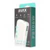 CHG AVAX PB106W LEISURE PD/Type-C 30W+QC 18W gyorstöltő Powerbank 15.000mAh, fehér