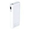 CHG AVAX PB202W VITALITY PD/Type C 65W+QC 18W gyorstöltő Powerbank 20.000mAh, fehér