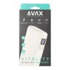 CHG AVAX PB202W VITALITY PD/Type C 65W+QC 18W gyorstöltő Powerbank 20.000mAh, fehér