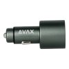 CHG AVAX CC665B CARLY+ USB A + Type C 83W autós töltő, fekete