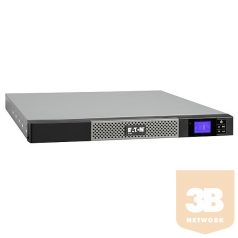   EATON UPS 5P1550iR (6 IEC13) 1550VA (1100 W) LINE-INTERACTIVE szünetmentes tápegység, rack(1U)/torony - USB/RS232 interf
