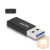 Delock adapter - 60001 (USB 3.2 Gen 2 A-típusú USB apa - USB Type-C anya, Fekete)