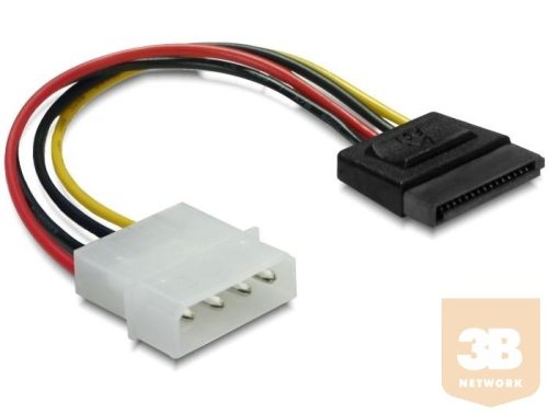 Delock Cable Power SATA HDD > 4pin male straight 6cm