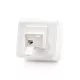 KELine 601120-AP + KEJ-C6-U-TL(2) Modulo45 falon kívüli aljzat, Kategória 6, 2xRJ45/u csatlakozóval