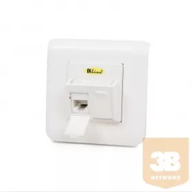   KELine 601120-UP + KEJ-C5E-U-TL(2) Modulo45 süllyesztett aljzat, Kategória 5E, 2xRJ45/u csatlakozóval