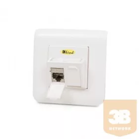   KELine 601120-UP + KEJ-C6-S-TL(2) Modulo45 süllyesztett aljzat, Kategória 6, 2xRJ45/s csatlakozóval