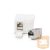 KELine 601122 + KEJ-C6A-S-HD(2) Legrand® MosaicTM kompatibilis fali aljzat, Kategória 6A, 2xRJ45/s, csatlakozóval