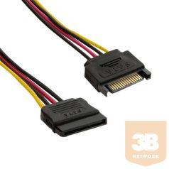   Delock 60131 SATA 15 Pin apa > SATA 15 Pin anya hosszabbító tápkábel, 30 cm