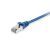 Equip Kábel - 605533 (S/FTP patch kábel, CAT6, Réz, LSOH, kék, 0,25m)