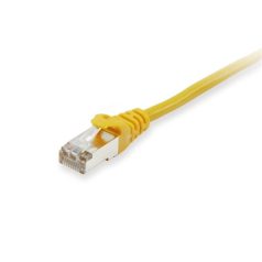   Equip Kábel - 605563 (S/FTP patch kábel, CAT6, Réz, LSOH, sárga, 0,25m)