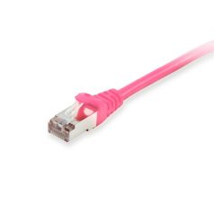   Equip Kábel - 605580 (S/FTP patch kábel, CAT6, Réz, LSOH, rózsaszín, 1m)