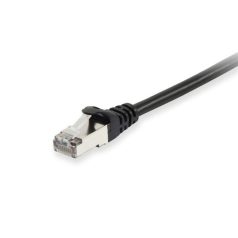   Equip Kábel - 605593 (S/FTP patch kábel, CAT6, Réz, LSOH, fekete, 0,25m)