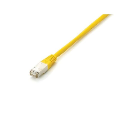 Equip Kábel - 605667 (S/FTP patch kábel, CAT6A, Réz, LSOH, 10Gb/s, sárga, 0,5m)