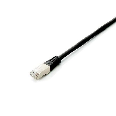 Equip Kábel - 605698 (S/FTP patch kábel, CAT6A, Réz, LSOH, 10Gb/s, fekete, 15m)