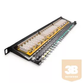   KELine 606068 Giga+KOMPAKT Patch panel , Kategória 6, 0,5U 24xRJ45/s