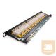 KELine 606068 Giga+KOMPAKT Patch panel , Kategória 6, 0,5U 24xRJ45/s