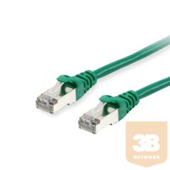   Equip Kábel - 606401 (S/FTP patch kábel, CAT6A, LSOH, PoE/PoE+ támogatás, zöld, 0,25m)