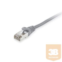   Equip Kábel - 606702 (S/FTP patch kábel, CAT6A, LSOH, PoE/PoE+ támogatás, szürke, 0,5m)