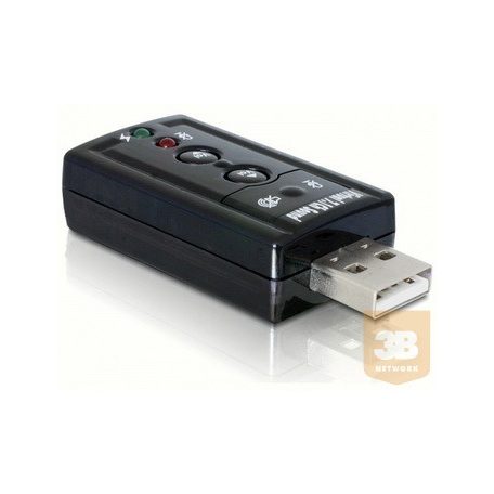 Delock USB 7.1 hangkártya (virtuális) USB 2.0
