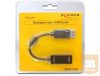 Delock HDMI Átalakító Displayport 1.1 male to HDMI female passzív, fekete