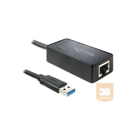 Delock adapter, USB 3.0 -> Gigabit LAN 10/100/1000 Mb/s