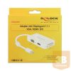 Delock Adapter mini Displayport 1.1 male > VGA / HDMI / DVI female Passive white