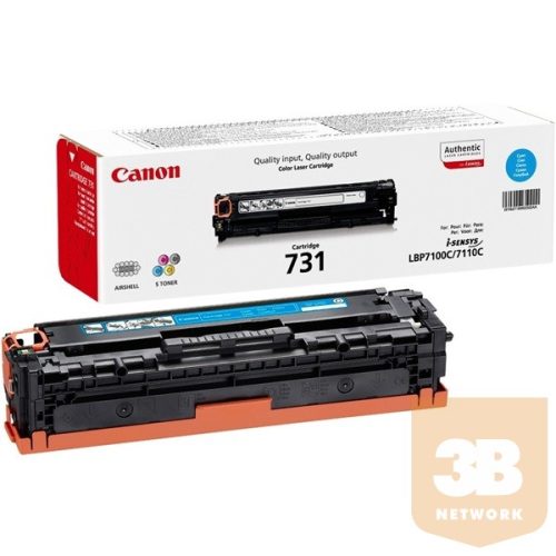 CANON Toner CRG 731 C toner, cián LBP-7100Cn, LBP-7110Cw, MF-623Cn, MF-628Cw, MF-8230Cn, MF-8280Cw