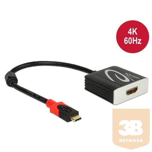 DELOCK Átalakító USB Type-C male to HDMI female (DP Alt Mode) 4K 60Hz