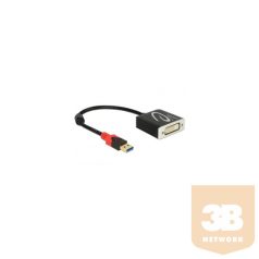   ADA Delock 62737 USB3.0 A csatl. dugó > DVI csatl. hüvely adapter