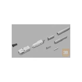   AMP SC LightCrimp Plus csatlakozó - MM duplex 50/125µ, fekete (6278080-2)