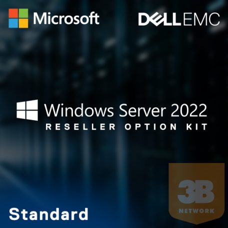 DELL EMC szerver SW - ROK Windows Server 2022 ENG, Standard Edition 16 core add License.