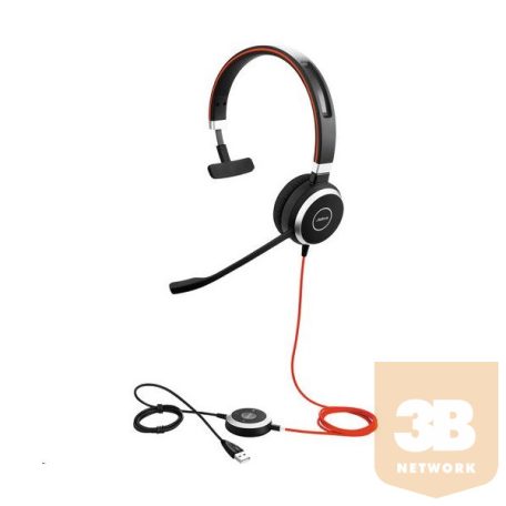JABRA Fejhallgató - Evolve 40 UC Mono Vezetékes, Mikrofon