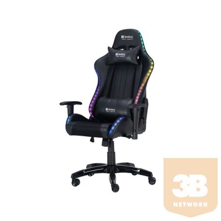 SANDBERG Gamer szék, Commander Gaming Chair RGB