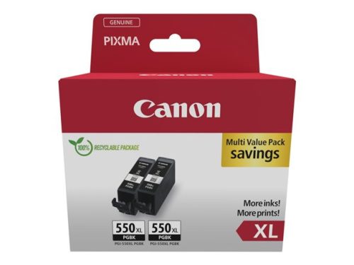 CANON PGI-550XL Ink Cartridge Twinpack Blistered