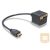 Delock adapter, HDMI(M) -> HDMI (F) + DVI (F)