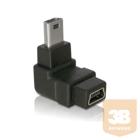 ADA Delock 65097 USB-B mini 5pin apa/anya 90° ferde adapter