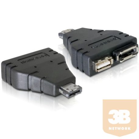 ADA Delock 65119 Power-over-eSATA > 1x eSATA and 1x USB adapter