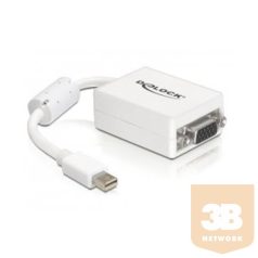   DELOCK Átalakító mini Displayport 1.1 male to VGA female passzív, fehér