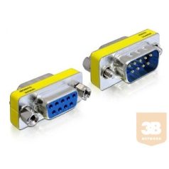 Delock adapter, soros port nem váltó Sub-D9 (F)/(M)