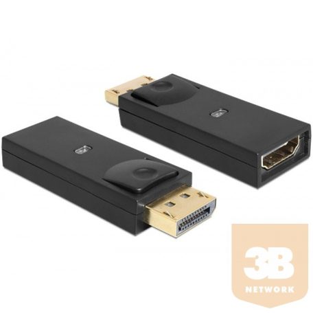 DELOCK Átalakító Displayport 1.1 male to HDMI female, fekete