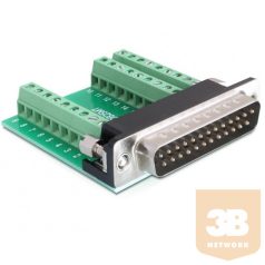   ADA Delock 65318 Sub-D 25pin apa > Terminal Block 27pin adapter