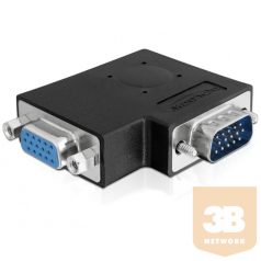   ADA Delock 65345 VGA apa / anya 90° oldalra elforgatott adapter