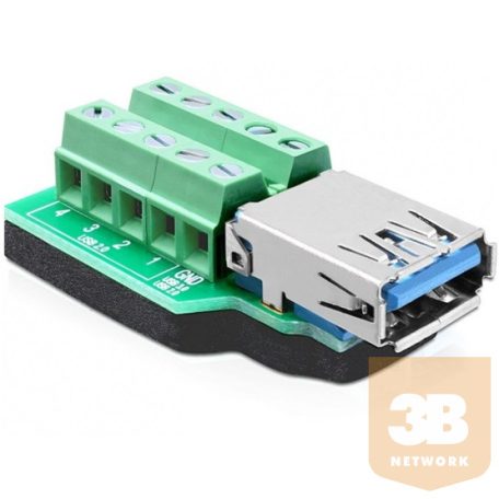 ADA Delock 65370 USB 3.0-A anya > Terminal Block 10pin adapter