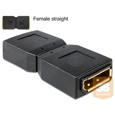 Delock adapter Displayport female > Displayport female Gender Changer