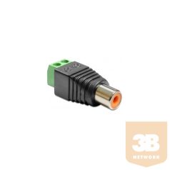   ADA Delock 65418 RCA anya > Terminál blokk 2 érintkezővel adapter