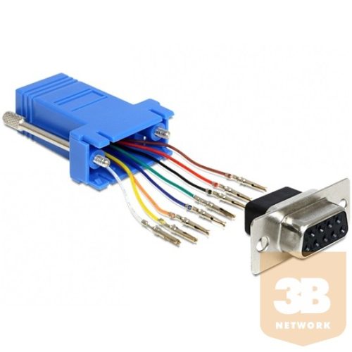 ADA Delock 65430 Sub-D 9pin anya - RJ45 anya adapter szerelő készlet